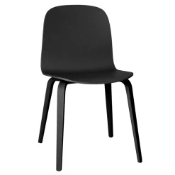 Muuto Chairs*Visu chair wooden base, Black
