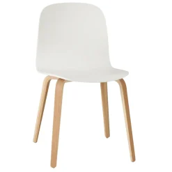 Muuto Chairs*Visu chair wooden base, -oak White