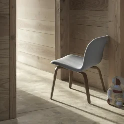 Muuto Armchairs & Footstools|Chairs*Visu lounge chair upholstered chair, Refine leather cognac-oak Brown