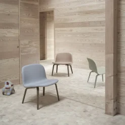 Muuto Armchairs & Footstools|Chairs*Visu lounge chair upholstered chair, Refine leather cognac-oak Brown