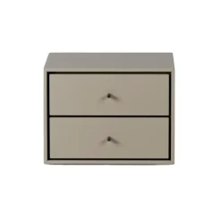 Mavis Bedside Tables*Volt bedside table wall-mounted, -stainless steel Beige