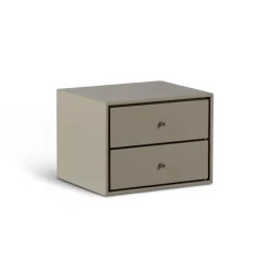 Mavis Bedside Tables*Volt bedside table wall-mounted, -stainless steel Beige