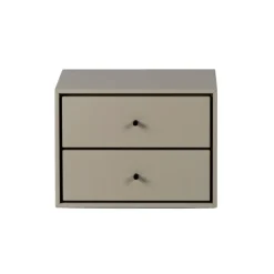 Mavis Bedside Tables*Volt bedside table wall-mounted, -black Beige