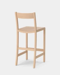 Massproductions Bar Stools*Waiter barstool, Beech Beige