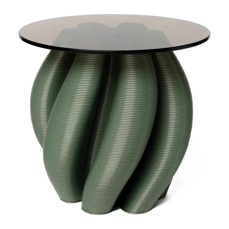 Ekbacken Studios Side Tables*Water lily side table Ø50 cm, Olive Green