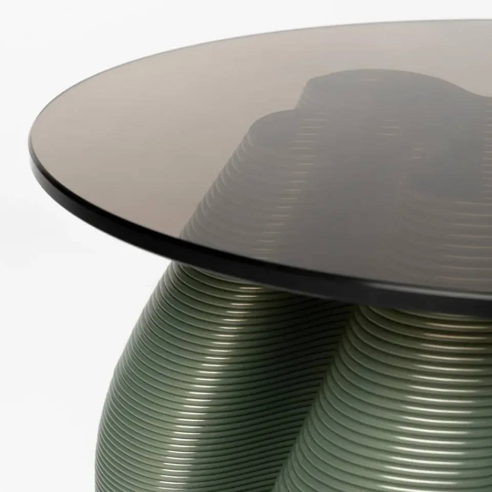 Ekbacken Studios Side Tables*Water lily side table Ø50 cm, Olive Green