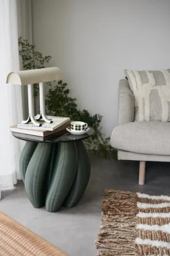 Ekbacken Studios Side Tables*Water lily side table Ø50 cm, Olive Green