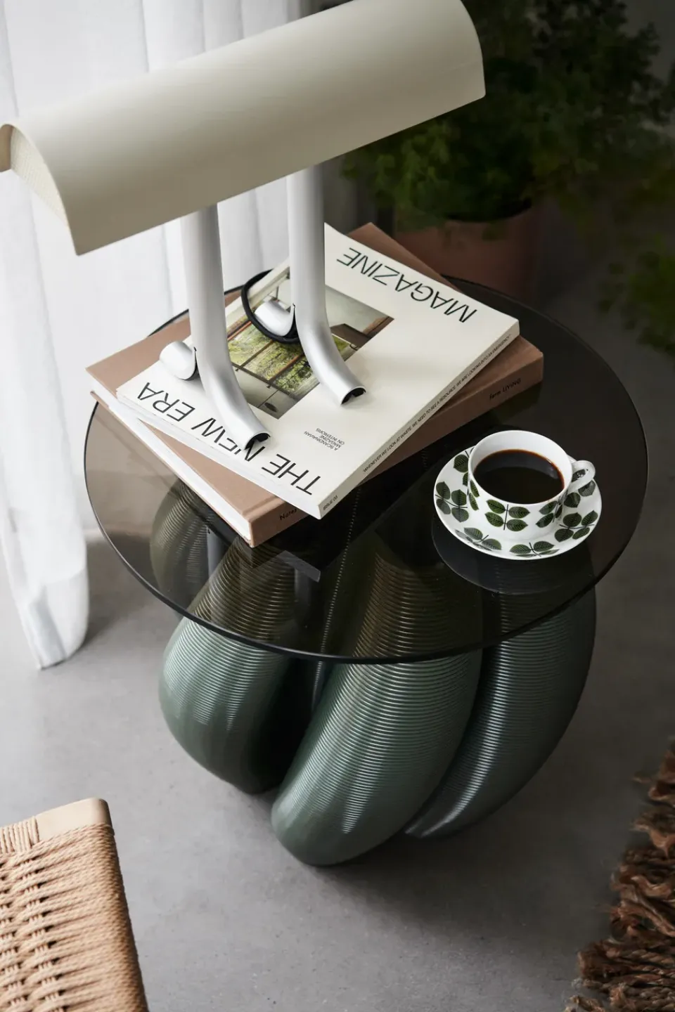 Ekbacken Studios Side Tables*Water lily side table Ø50 cm, Olive Green
