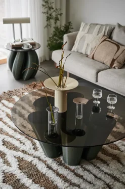 Ekbacken Studios Side Tables*Water lily side table Ø50 cm, Olive Green