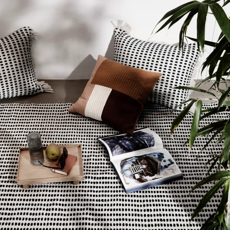 Ferm Living Garden Details & Accessories*Way Outdoor cushion 70x50cm, Off- White