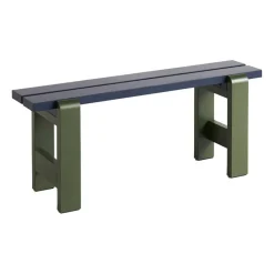 HAY Garden Sofas & Garden Benches*Weekday bench Duo 111x23 cm lacquered pine, Steel -olive Blue