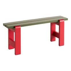 HAY Garden Sofas & Garden Benches*Weekday bench Duo 111x23 cm lacquered pine, Olive-wine red Green