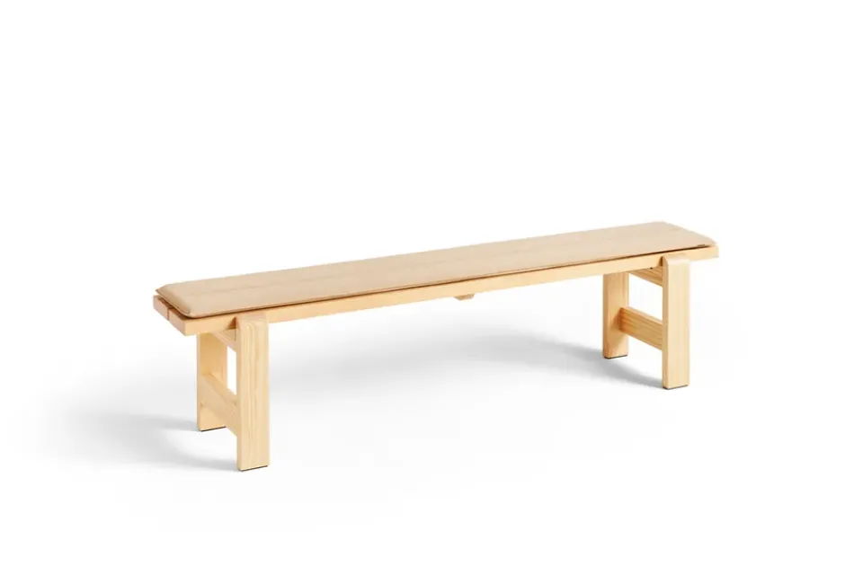 HAY Garden Sofas & Garden Benches*Weekday bench 190x32 cm lacquered pine, Natural Beige