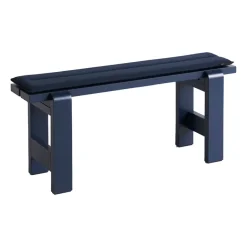 HAY Garden Sofas & Garden Benches*Weekday bench 111x23 cm lacquered pine, Steel Blue