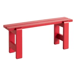 HAY Garden Sofas & Garden Benches*Weekday bench 111x23 cm lacque pine, Wine Red