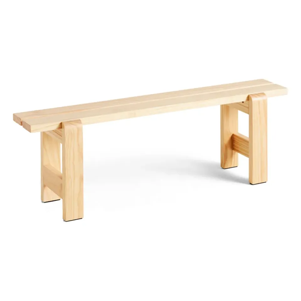 HAY Garden Sofas & Garden Benches*Weekday bench 140x23 cm lacquered pine, Natural Beige