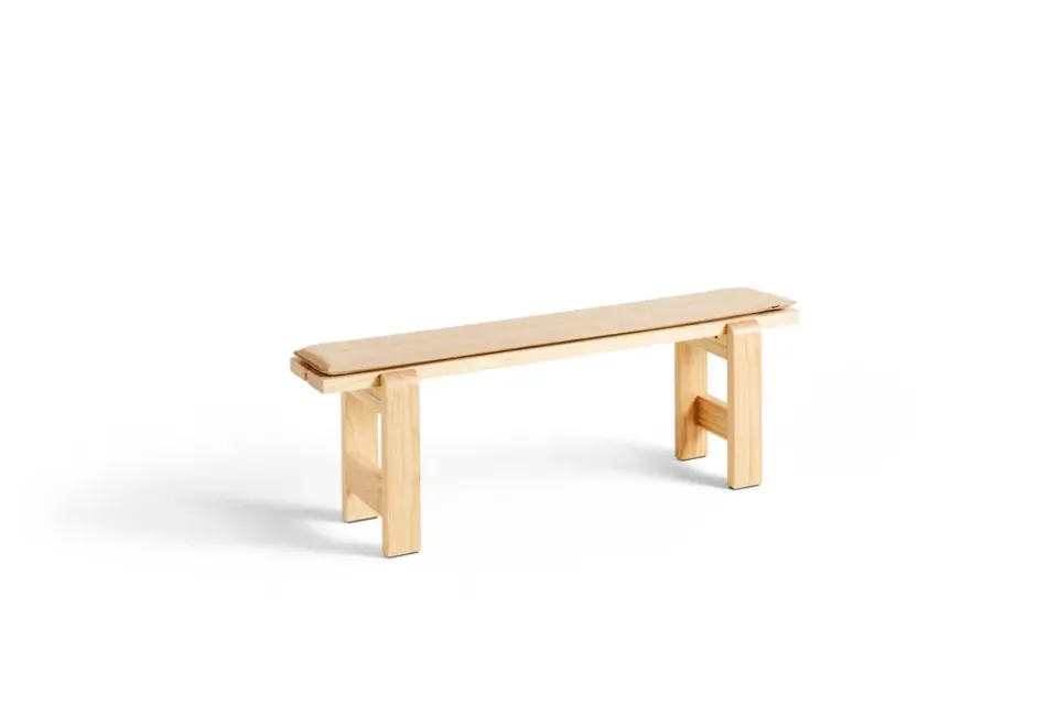 HAY Garden Sofas & Garden Benches*Weekday bench 140x23 cm lacquered pine, Natural Beige