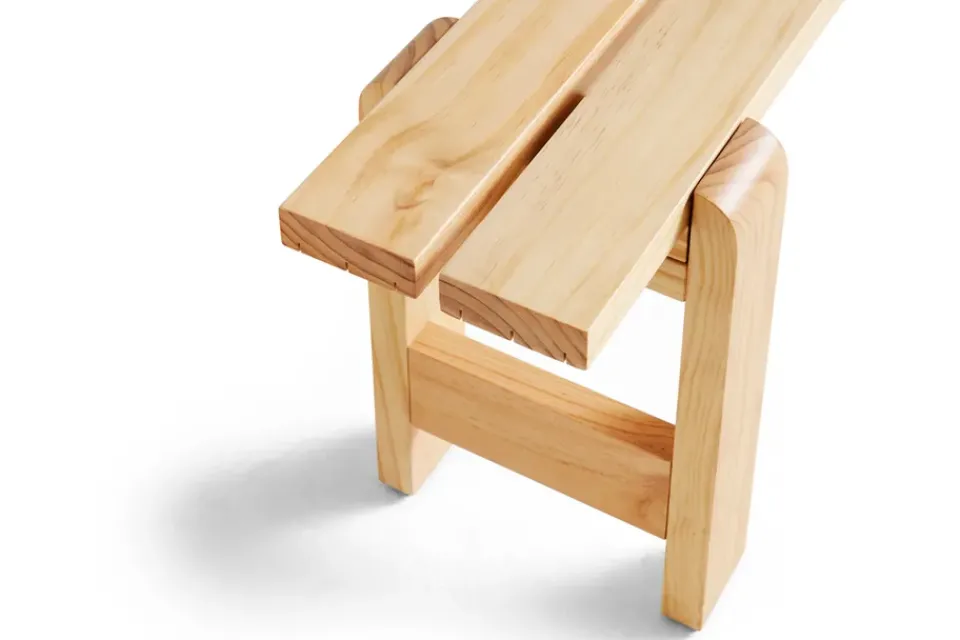 HAY Garden Sofas & Garden Benches*Weekday bench 140x23 cm lacquered pine, Natural Beige