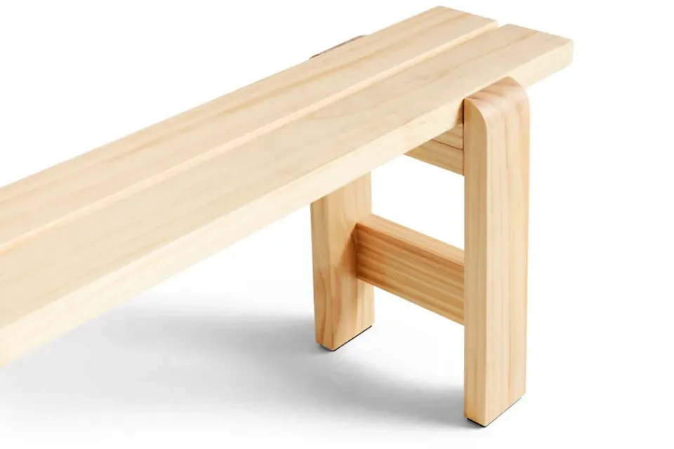 HAY Garden Sofas & Garden Benches*Weekday bench 140x23 cm lacquered pine, Natural Beige
