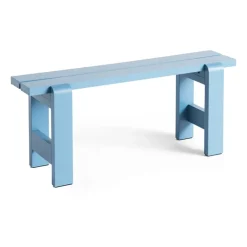 HAY Garden Sofas & Garden Benches*Weekday bench 111x23 cm lacquered pine, Azure Blue