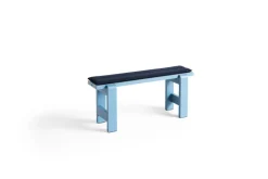 HAY Garden Sofas & Garden Benches*Weekday bench 111x23 cm lacquered pine, Azure Blue