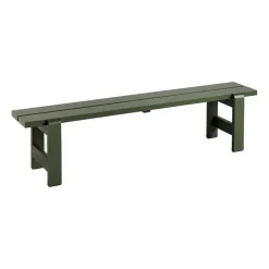 HAY Garden Sofas & Garden Benches*Weekday bench 190x32 cm lacquered pine, Olive Green