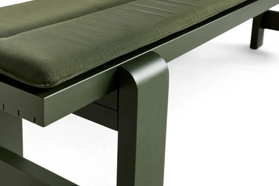 HAY Garden Sofas & Garden Benches*Weekday bench 190x32 cm lacquered pine, Olive Green