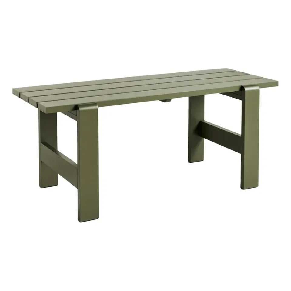 HAY Table For Outdoor Use*Weekday table 180x66 cm lacquered pine, Olive Green