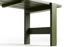 HAY Table For Outdoor Use*Weekday table 180x66 cm lacquered pine, Olive Green