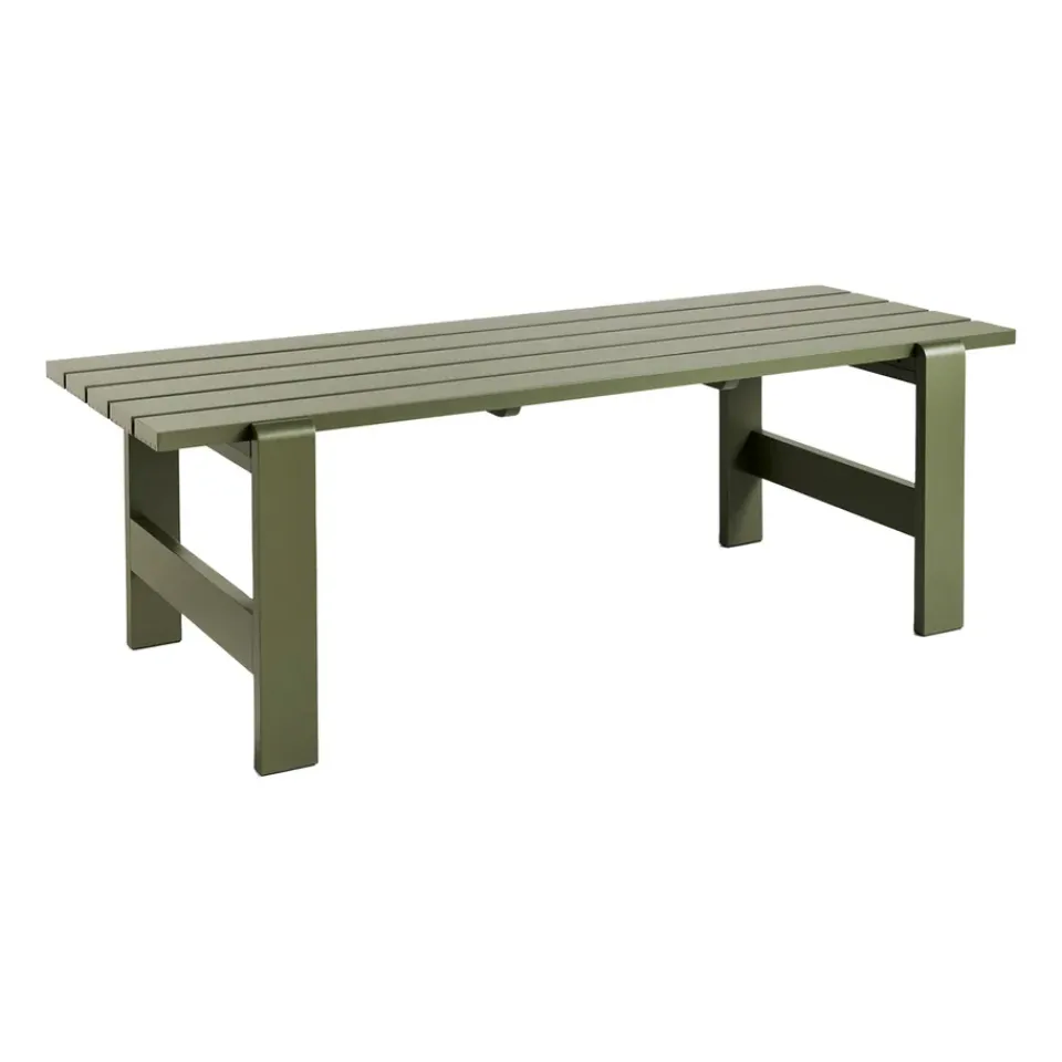 HAY Table For Outdoor Use*Weekday table 230x83 cm lacquered pine, Olive Green