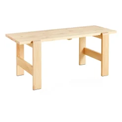 HAY Table For Outdoor Use*Weekday table 180x66 cm lacquered pine, Natural Beige