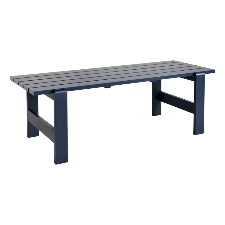 HAY Table For Outdoor Use*Weekday table 230x83 cm lacquered pine, Steel Blue