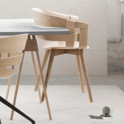 Design House Stockholm Chairs*Wick Chair chair, Oak-oak legs Brown