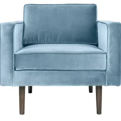 Broste Copenhagen Armchairs & Footstools*Wind armchair, Pastel Blue