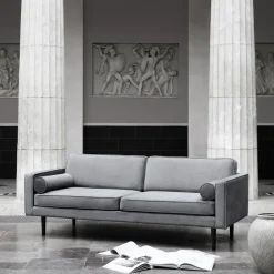 Broste Copenhagen Sofas*Wind sofa, Drizzle , 2-seater Grey