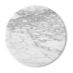 &Tradition Dining Tables*Wire Stool VP11 tabletop Ø38 cm, Marble Bianco Carrara White
