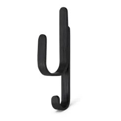Cooee Design Clothes Hooks & Hangers*Woody hook One, stained oak Black