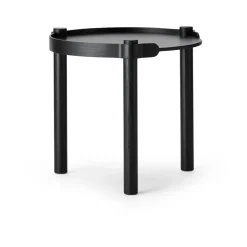 Cooee Design Coffee Tables*Woody table Ø45 cm, stained oak Black