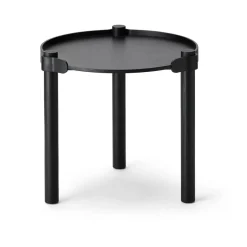Cooee Design Coffee Tables*Woody table Ø45 cm, stained oak Black