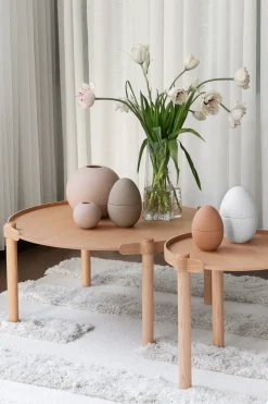 Cooee Design Coffee Tables*Woody table Ø45 cm, Oak Brown