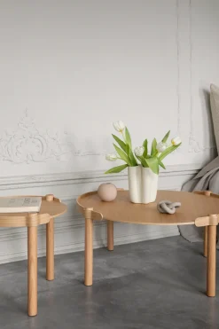 Cooee Design Coffee Tables*Woody table Ø45 cm, Oak Brown