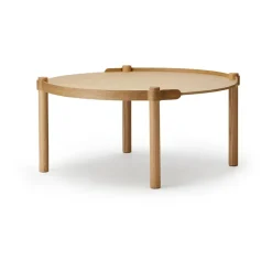 Cooee Design Coffee Tables*Woody table Ø80 cm, Oak Brown
