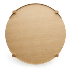 Cooee Design Coffee Tables*Woody table Ø80 cm, Oak Brown