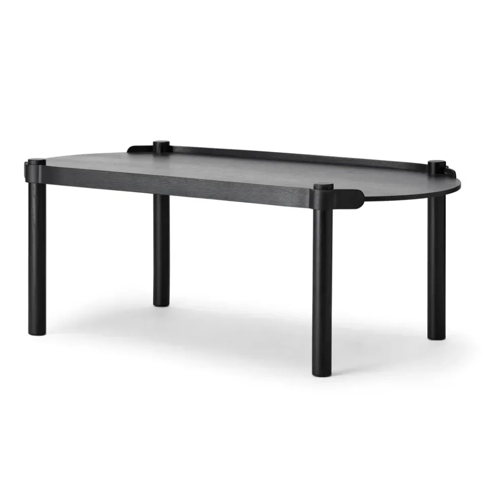 Cooee Design Coffee Tables*Woody table 50x105 cm, stained oak Black
