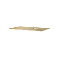 Works Desks*desk table top, Oak, 140 cm Beige