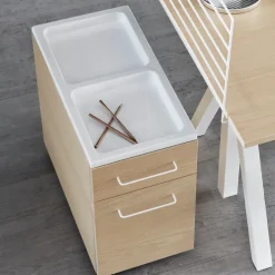 Works Dressers & Drawer Units*drawers on wheels, Oak Beige