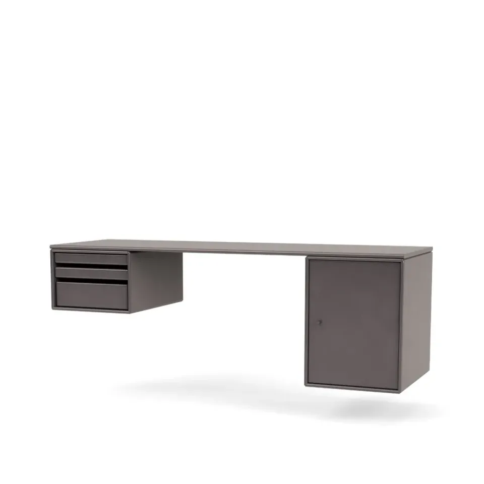 Montana Desks*Workshop desk, Coffee 35 Brown