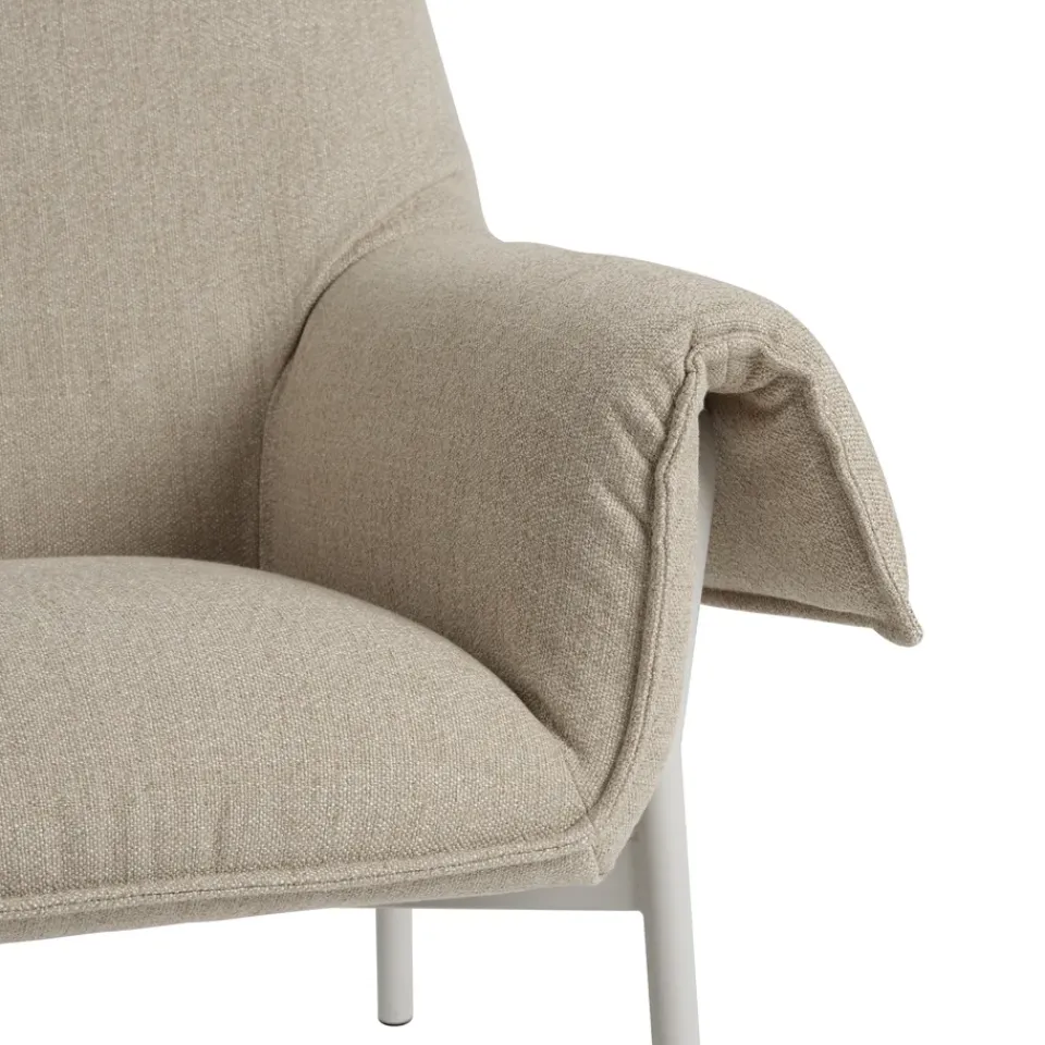 Muuto Armchairs & Footstools*Wrap Lounge Chair, Ecriture 240-grey BeigeGrey