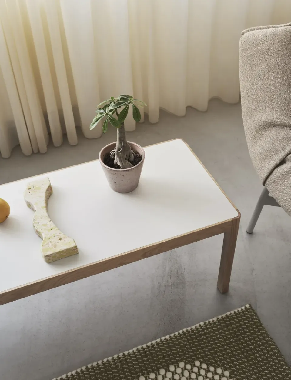 Muuto Armchairs & Footstools*Wrap Lounge Chair, Ecriture 240-grey BeigeGrey