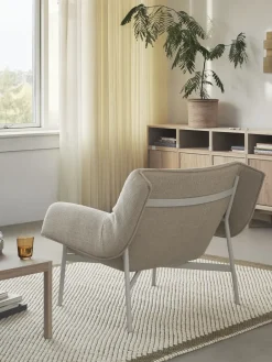 Muuto Armchairs & Footstools*Wrap Lounge Chair, Ecriture 240-grey BeigeGrey